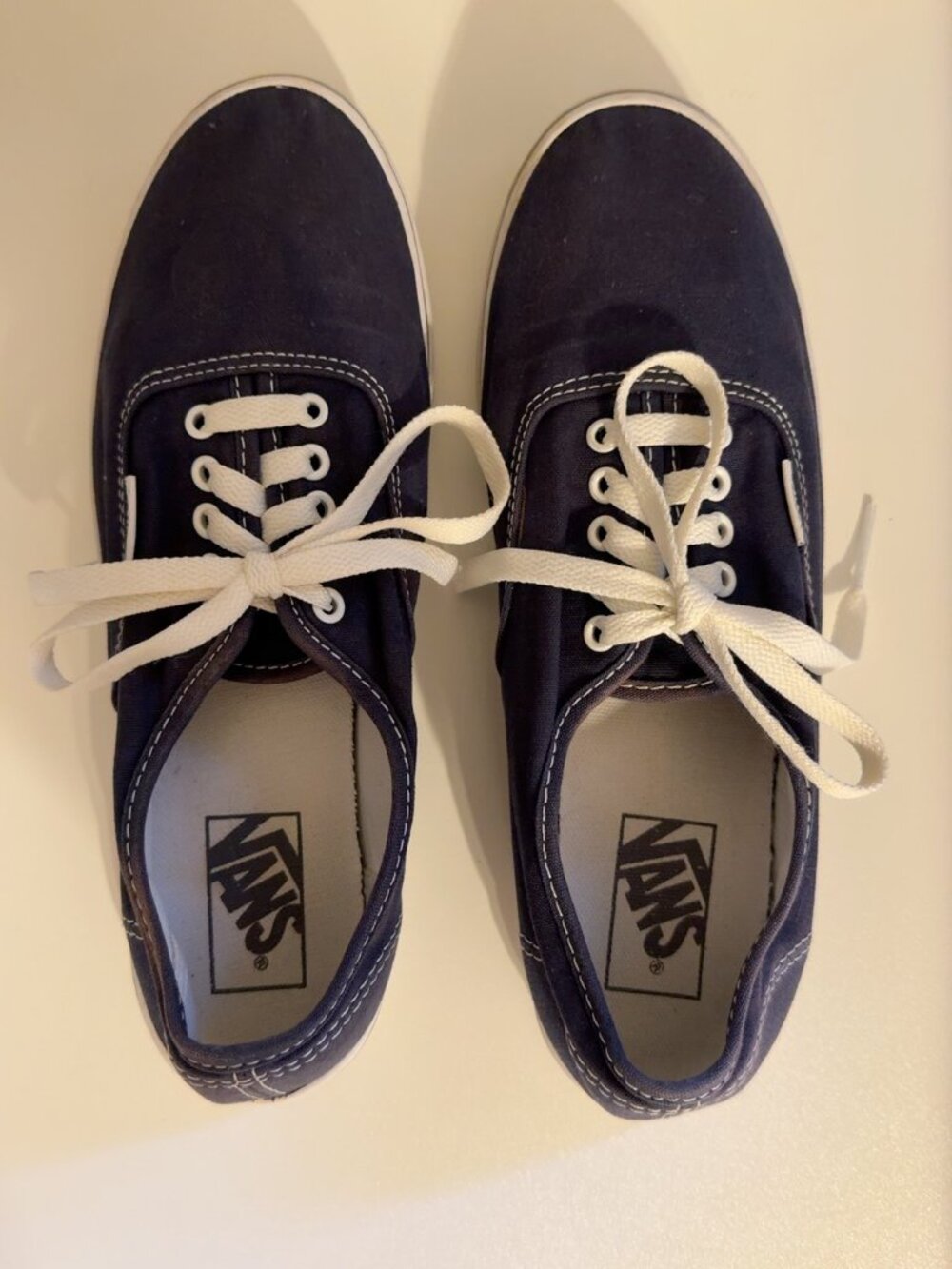 Vans Authentic Navy Blue Canvas Sneakers Women’s 9 Men’s 7.5